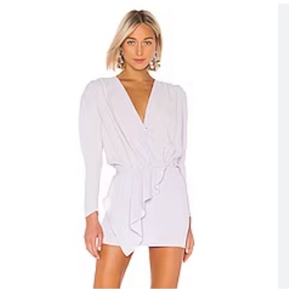 IRO OAK Light PurpLe Long Sleeve Mini Dress - size 32 - Picture 1 of 3